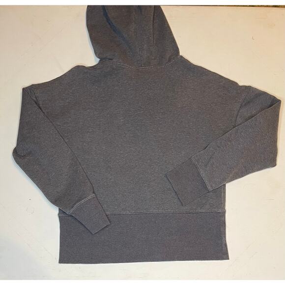 VTG Champion Women’s Hoodie Charcoal Gray Pullover Sz M Made in Jordan Y2K Era - Picture 10 of 10